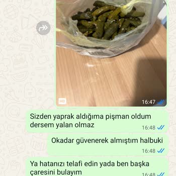 Aldığım Yapraklar Sert Ve Lezzetsiz Çıktı, Firma İlgisiz Davrandı
