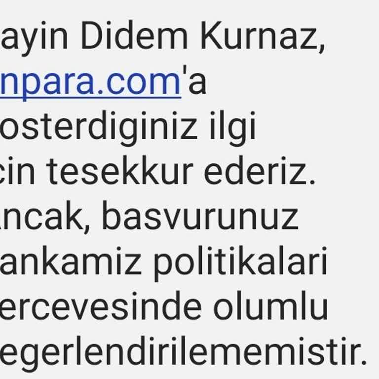 Enpara Üyeliğim Onaylanmadı, Sebebi Açıklanmıyor