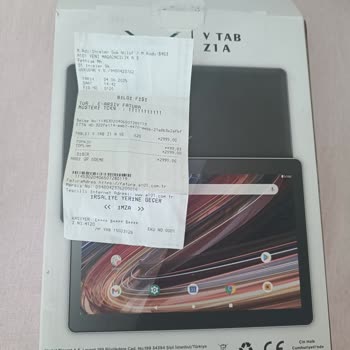 Bozuk Tabletin Sorumluluğu Üstlenilmiyor