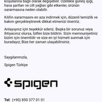 Sararmaya Dayanıklı Denilen Spigen Kılıf 2,5 Ayda Sarardı: Hayal Kırıklığı
