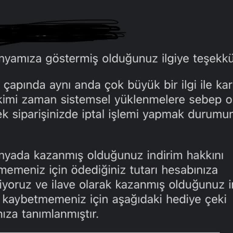 Stokta Olmayan Ürünlerle Müşteriyi Oyalayan Kampanya Mağduriyeti