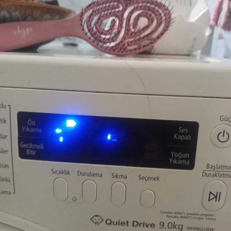 Samsung Çamaşır Makinesinde Dijital Ekran Sorunu Ve Ücretsiz Onarım Talebi