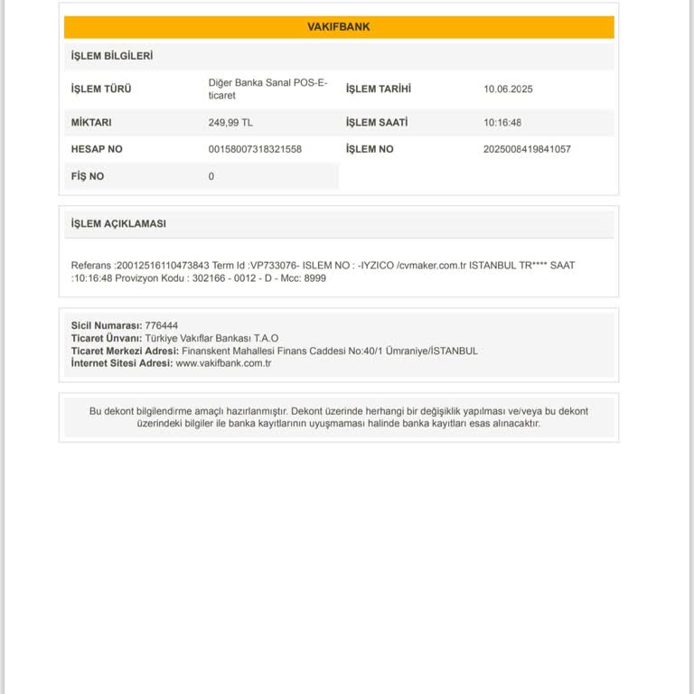 Kullanılmayan Üyelikten İzinsiz Para Çekildi Param İade Edilmiyor