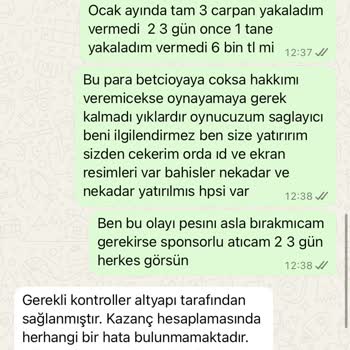 Betcio Kazancım Ödenmedi, Müşteri Hizmeti Sorunlu