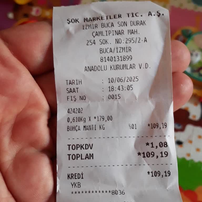 Şok Market'te İlgisiz Personel Ve Tartı Sorunu Yaşadım