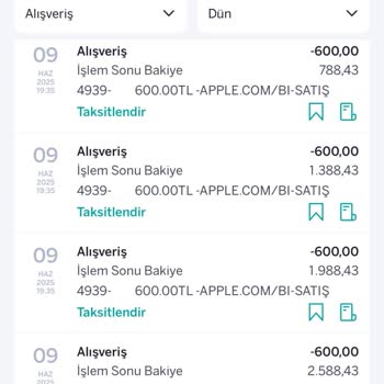 Apple.com/Bill Üzerinden İzinsiz Para Çekimi Ve İade Sorunu