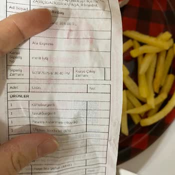 Eksik Ve Yetersiz Sipariş, Notlar Dikkate Alınmıyor!