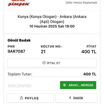 Obilet'ten Alınan Bilette Yolcu Cinsiyeti Nedeniyle Mağduriyet Ve İade Sorunu