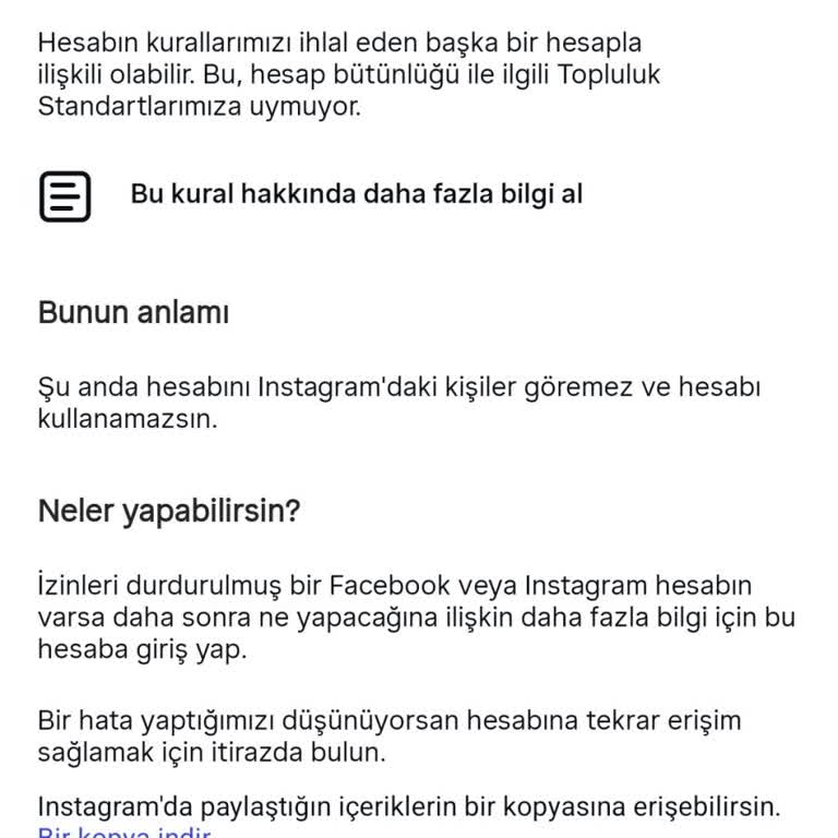 Instagram Hesabım Sürekli Askıya Alınıyor, Yardım Bekliyorum