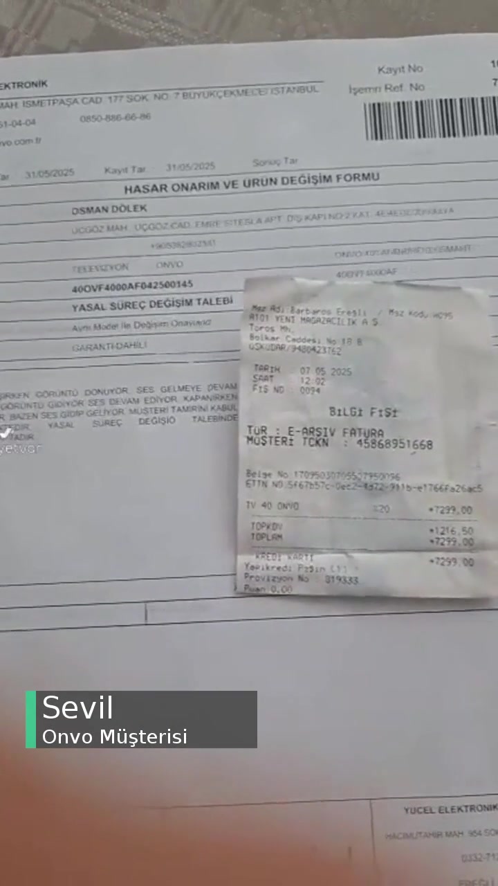 Onvo Ve A101 Ürün Değişim Şikayeti videonun kapak resmi