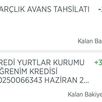 Harçlık Avans Hesabımda Para Var Ama Kullanamıyorum
