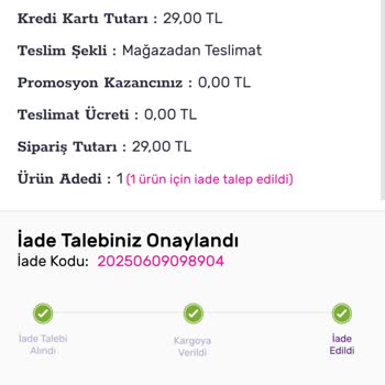 Kampanyadan Aldığım 16 Ürün İptal Edildi, Mağduriyetim Giderilmeli