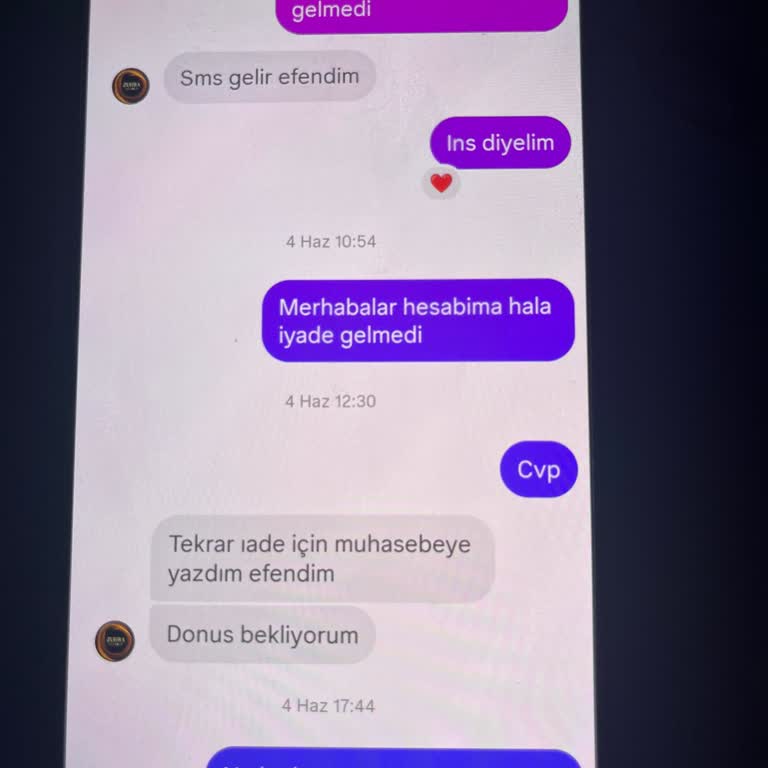İade Edilmeyen Para İçin 20 Gündür Bekliyorum
