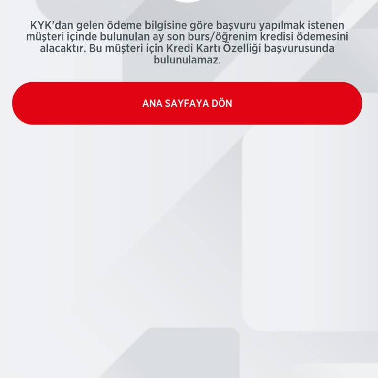 Ziraat Bankkart Genç Kredi Kartı Özelliğini Aktifleştiremiyorum