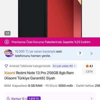 Hepsiburada Limit Uygulaması Ve Yanıltıcı Peşinat Bilgilendirmesi Mağduriyeti