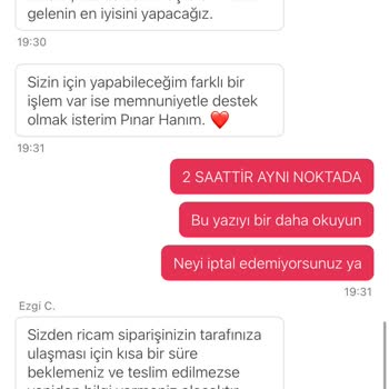 Yemek Sepeti'nden Verdiğim Sipariş Saatlerdir Teslim Edilmiyor Ve İptal Edilemiyor
