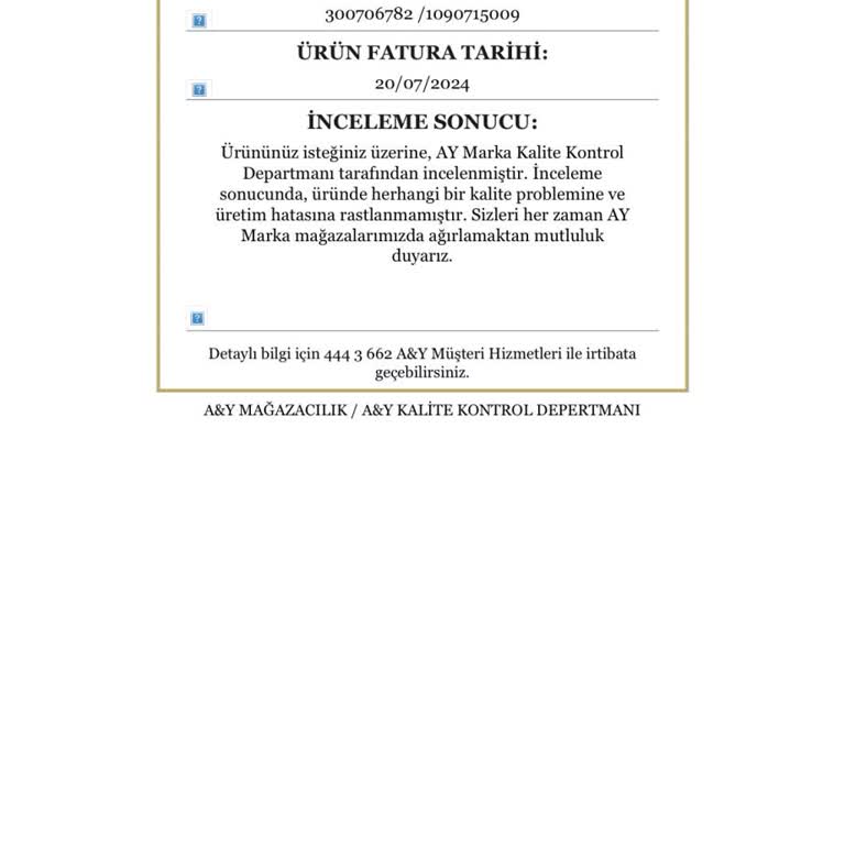 Takım Elbise İç Astarında Beklenmedik Yıpranma Ve Reddedilen İnceleme