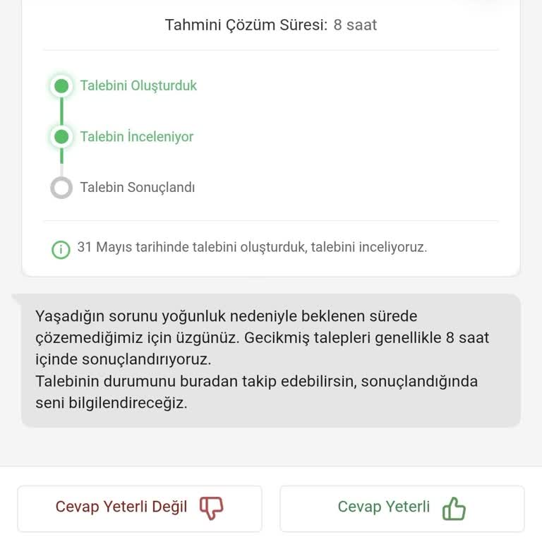 Eksik Ürün Ve Geciken İade Talebi Mağduriyeti