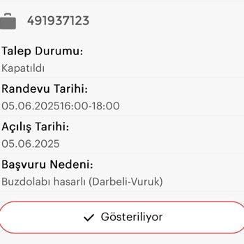 Defolu Buzdolabı Teslimatı Sonrası Servis Ve Müşteri Hizmetlerinde Çözüm Bulamıyoruz