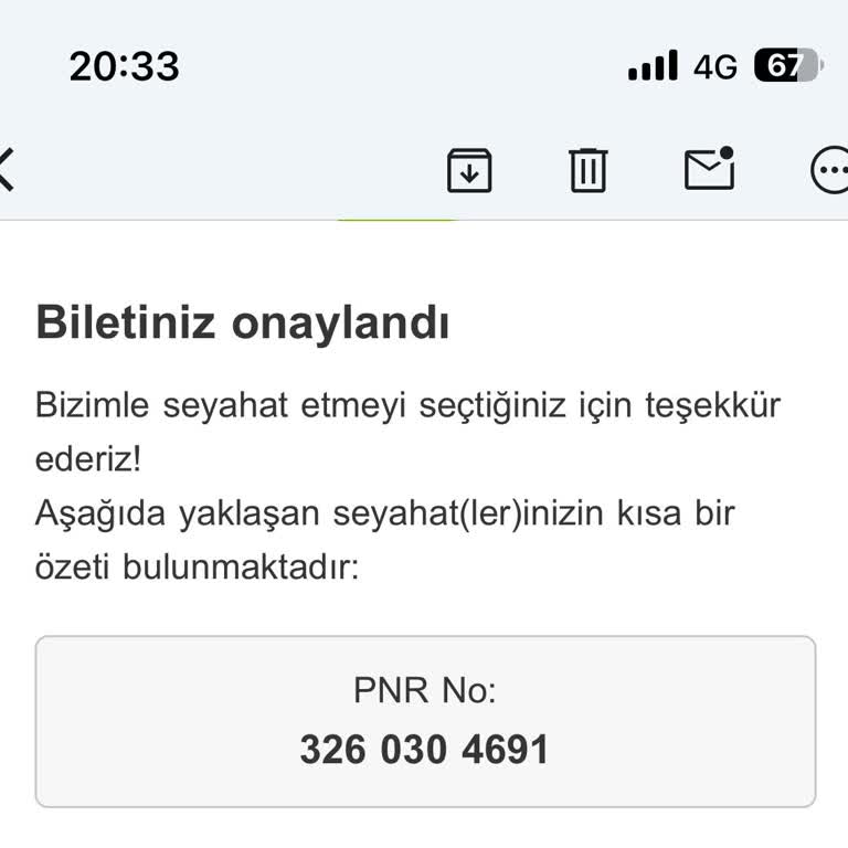 Rötar Nedeniyle Kullanılmayan Biletin Ücreti İade Edilmedi