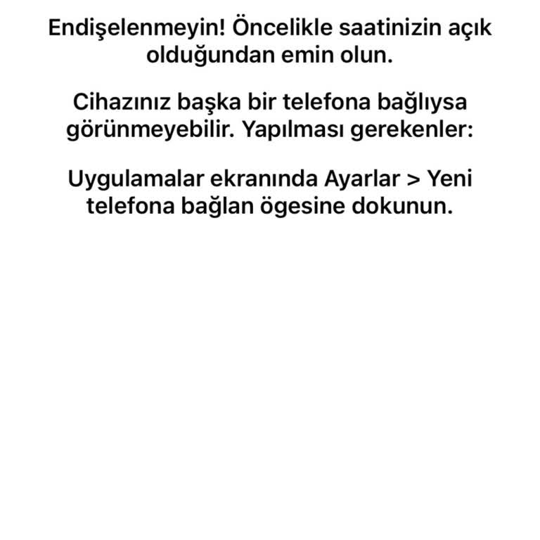 Galaxy Watch 6 İphone Bağlantı Sorunu Ve Bildirim Gelmiyor