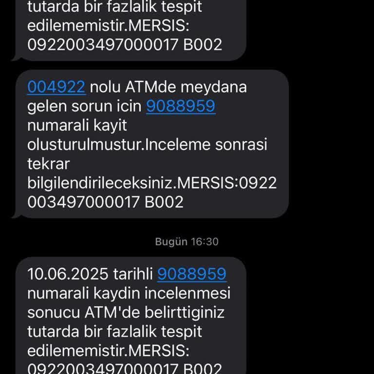 ATM'de Sıkışan Paranın Eksik İadesi Ve Mağduriyet Yaşanması