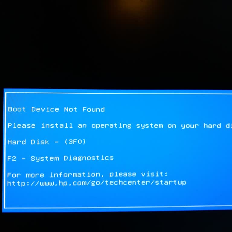 HP Victus Laptop'ta Sık Sık Karşılaşılan 'Boot Device Not Found' Hatası Ve Ani Kapanmalar