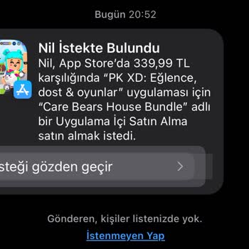 Satın Alınan Paketin Yüklenmemesi Ve Para İadesi Sorunu