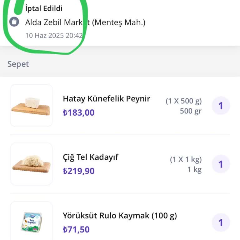 Siparişimdeki Ürünler Keyfi Olarak Teslim Edilmedi