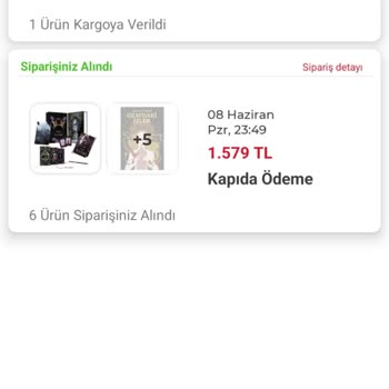 Kapıda Ödeme İle Verilen Siparişin Durumu Hakkında Bilgi Alamıyorum