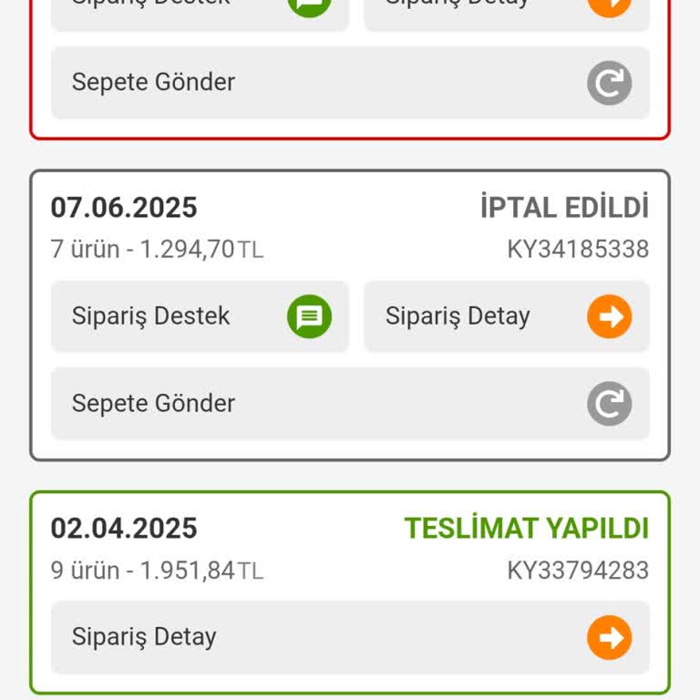 İptal Edilen Siparişimin İadesi İçin Günlerdir Yanıt Bekliyorum
