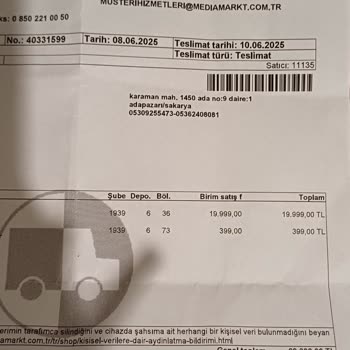 Media Markt Teslimat Gecikmesi Ve Yetersiz Müşteri Hizmeti