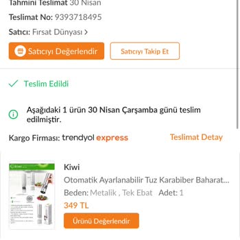 Kiwi Home Değirmen 1 Ay Gibi Bir Sürede Bozuldu Tuzu Öğütmüyor Ve Işığı Yanmıyor!