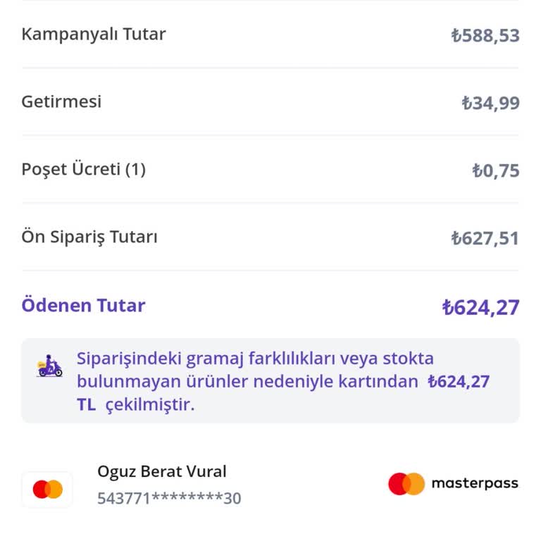 Teslim Edilmeyen Siparişe Mantıksız Bahaneler!