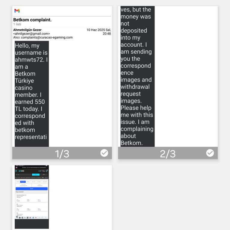 Betkom'dan Ödeme Sorunu Ve Lisans Desteği Alamama