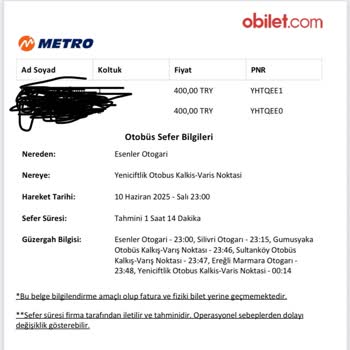 Bilet İptali Sonrası Bilgilendirme Yapılmadı, Mağdur Oldum