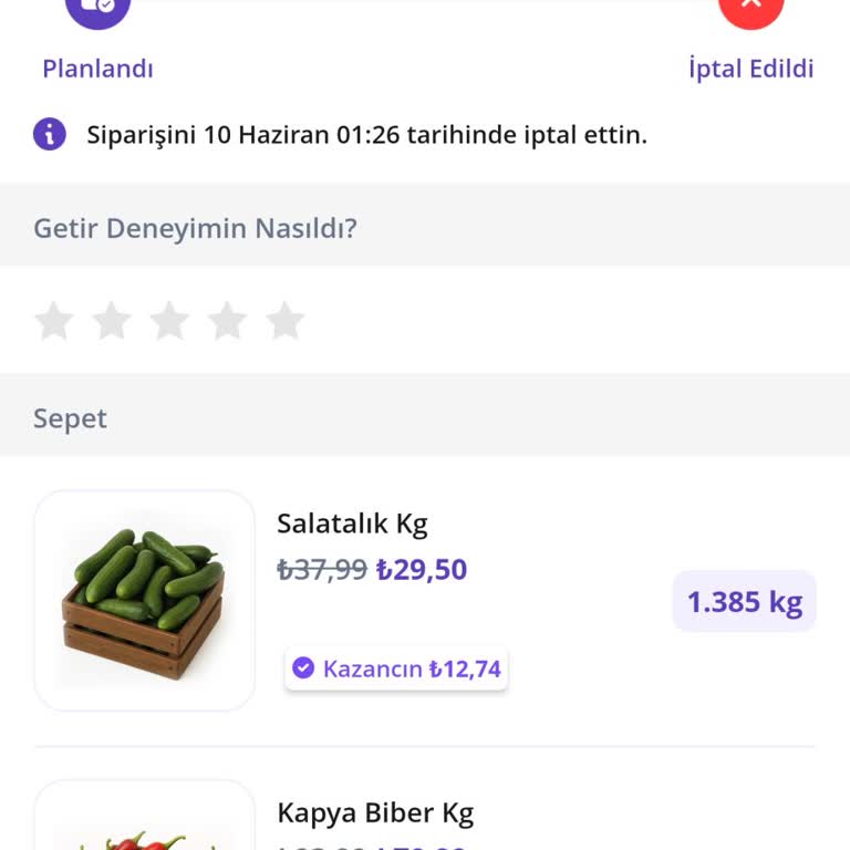 Bilgim Dışında Sipariş İptali Ve Yetersiz Bilgilendirme