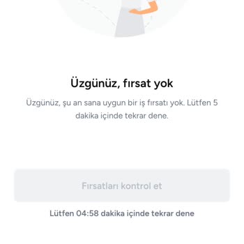 İş Fırsatları Bölümünde İlanlar Görünmüyor, Destek Bekliyorum