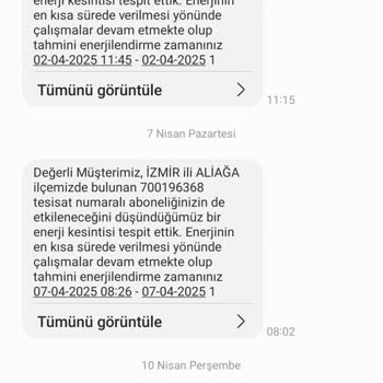 Sürekli Elektrik Kesintileri Ve Fatura Problemleri Nedeniyle Memnuniyetsizlik