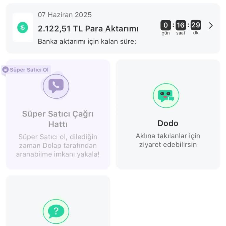 Dolapta Aktarıldı Görünüyor Para Hesabıma Geçmedi