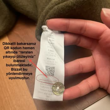 Adil Işık Group Yanlış Yıkama Bilgisi Ve İlgisiz Mağaza: Hırka Kullanılamaz Hale Geldi