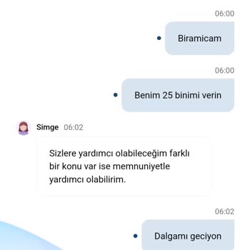 Yatırılan Paranın Geri Ödenmemesi Hakkında Şikayet