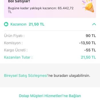 Dolap Uygulamasında Haksız Kargo Ücreti Kesintisi Ve Yetersiz Müşteri Desteği