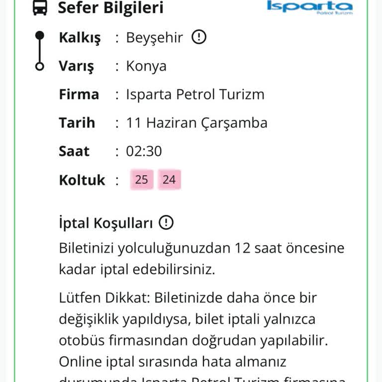 Otobüs Seferinin Yapılmaması Ve Haksız Onay Nedeniyle Mağduriyet Yaşadım