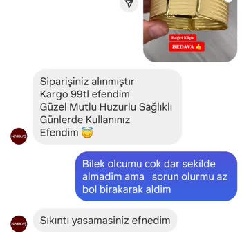 Sipariş Verdiğim Takı Yanlış Gönderildi, İletişim Kurulamıyor Ve Engellendim