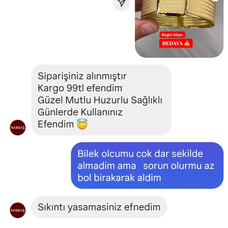Sipariş Verdiğim Takı Yanlış Gönderildi, İletişim Kurulamıyor Ve Engellendim