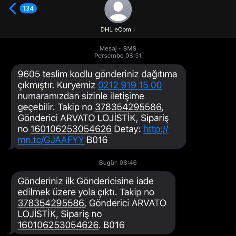 Kargom Bana Ulaşmadan İade Edildi Mağdur Oldum