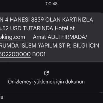 İzinsiz Kredi Kartı İşlemi Ve Paramın İadesi Hakkında Yardım Talebi