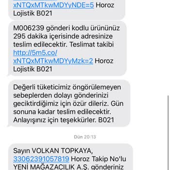 A101 Ve Horoz Lojistik İle Yaşanan Teslimat Ve İade Sorunu
