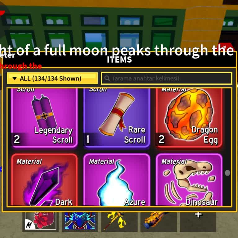 Blox Fruits Oyununda Satın Alınan Eldivenin Kaybolması